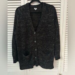 Kismet Charcoal Button-Up Cardigan